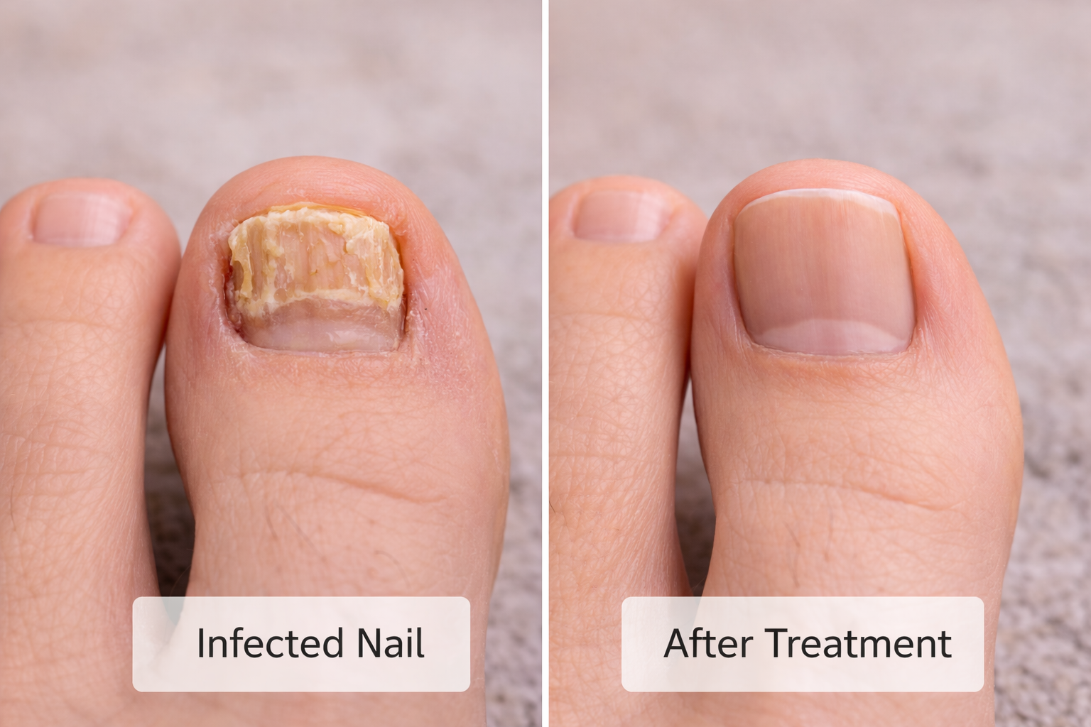 Nail infection treatment at SkinVive in Hyderabad by Dr. Karishni Chittarvu