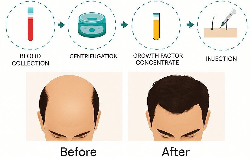 Working of GFC for hair at SkinVive in Hyderabad by Dr. Karishni Chittarvu